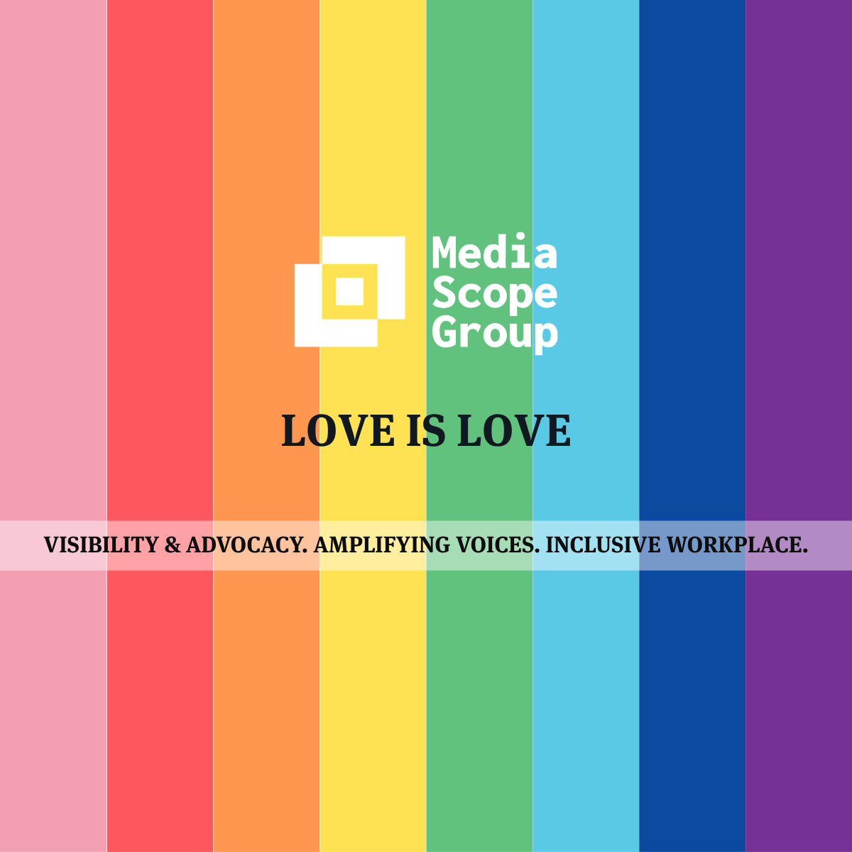 Pride is about everyday work to build a world where everyone belongs and thrives