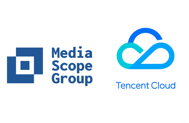 Logos of Media Scope Group and Tencent Cloud.